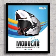 GILLE GXR Modular Helmet With LOTS Of Freebies