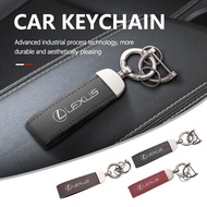 Car Key Chain Genuine Leather Pure Color Buckle Accessories  For Lexus CT ES GS NX IS250 CT200h IS30