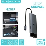 TP-Link UH7020C USB Type-C 7 in 1 Hub Ultra High-Definition Media Display SD & microSD UHS-I