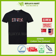 EDWIN Edwin Tee (Unisex) | Premium Quality 100% Cotton | Baju Tee Edwin Unisek