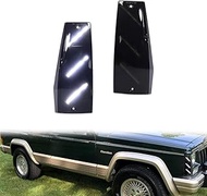 ADIIL White LED Front Bumper Side Marker Lights Side Marker Lamp For 84-96 Jeep Cherokee 86-92 Coman