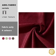 ADEL LINEN Kain Langsir Blackout Linen Bidang 110” Potong Meter Curtain Fabric