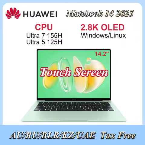 HUAWEI 2025 MateBook 14 Windows/Linux Ultra 7 155H/Ultra 5 125H 16GB/32GB 512GB/1TB 14.2-inch 120Hz 