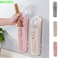 WADEES Chopstick Cage, with Lid Plastic Chopstick Basket, Moisture-proof Wall-mounted Chopstick Rack Chopstick