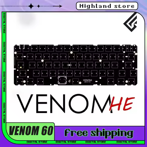 Geonworks Venom 60 He Location Plate Magnetic Keyboard Customized Pc Slotted Positioning Plate Gamin
