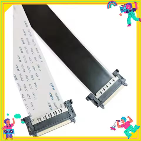 1PCS 4K FPC Flat Line V-BYONE Screen Line LVDS Connection Logic Board 41/51 Pin Pin Core Reversal fo