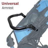 Stroller Bumper Bar Universal Armrest Stroller Accessories Adjustable Handlebar Leather Fit YOYO/YOY