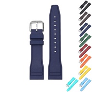 Quick Release Rubber Band For IWC Pilot Portuguese Watches, Replacement Watch Band With Buckle For I