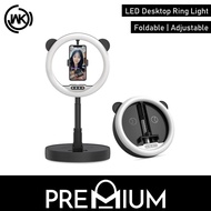 WK LED Desktop Ring Light Kit with Tripod Beauty Fill Light Photo Spot Light Photo Studio Universal Cellphone Stand