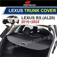HC CARGO Lexus RX 2015 - 2023 AL20 Leather Retractable Trunk Cover Rear Cargo Boot Shade Curtain Acc