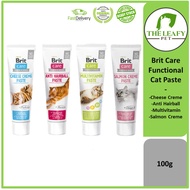 Brit Care Functional Cat Paste / Supplements - Multivitamin / Salmon Creme / Anti Hairball / Cheese 