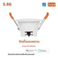 Tuya Zigbee/WiFi Human Presence Sensor MmWave Radar Detector Motion เซ็นเซอร์ความสว่าง/การตรวจจับระย
