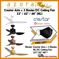 Crestar Airis+ 3 Blades NL DC Ceiling Fan (Smart Series)