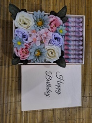 MONEY BLOOM BOX / MONEY FLOWERS BOX HADIAH ULANGTAHUN ANNIVERSARY