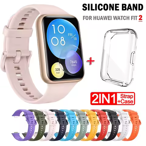 Silicone Watch Strap For Huawei Watch Fit 2 Strap Replacement Band For Huawei Watch Fit2 Strap