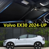 Car Windshield Shading Plate for Volvo EX30 2024-up Front Sun Shade Dash Interior Sun Protection