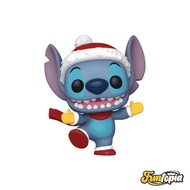 Funko POP (80037)-Stitch with Santa Hat (1503) Disney: Holiday