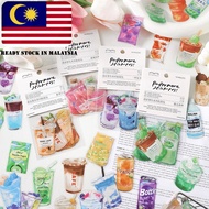 *CLEARANCE* PPM INS Creative Refreshing Beverages Drinks PET Deco Stickers Pack DIY Decorations Jour