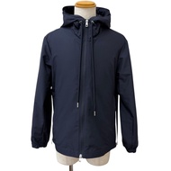 成色極佳 □ MONCLER I10911A00008 ATRIA GIUBBOTTO Logo Patch Mountain Parka Blouson Navy Size 1 Made in Bu