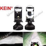 KEIN H4 Led HS1 Black Aluminum Belt Fan White Projector Lens H4 Led Headlight HB2 9003 Led Head Lamp