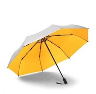 BEAR - 鈦銀膠遮陽折疊傘（黃色 21寸*8K）