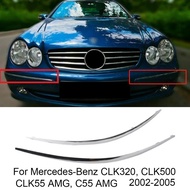 Chrome Bumper Trim Strip for Mercedes-Benz W209 W203 CLK320 CLK500 CLK55 AMG C55 AMG 2003-2006 20988
