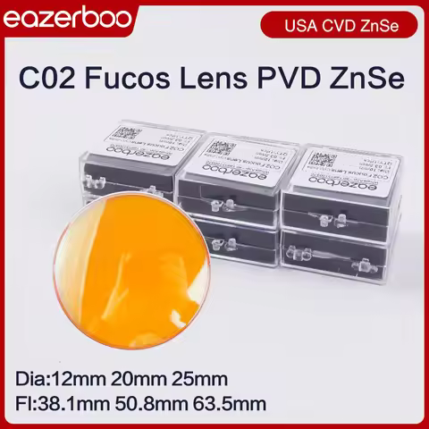 CO2 Laser Focus Lens CVD ZnSe Dia20mm 19.05/18/12/F50.8 F38.1/F63.5mm Focusing Lens Laser 200W CO2 L