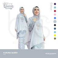 [Baju Kurung Moden KELABU] KURUNG QUEEN + CAPE