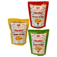NARAYA NARABIS COOKIES 220g Cookies with Black Sesame Veggie Vegetable Butter Cookies Halal