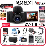 Sony ZV-1 II Sony ZV1MK2 ZV1II ZV1 II Digital Camera FREE 64GB AND FREE GIFT (SONY MALAYSIA WARRANTY)