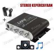 Lvpin Ampli Mini HiFi Stereo Power Amplifier Treble Bass Booster 12V Audio Amplifier 2.1 channel