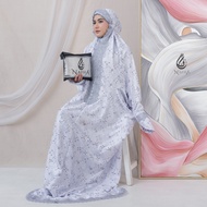 NAFHA - Mukena Terusan Sutra Paris Prada Renda Nafha