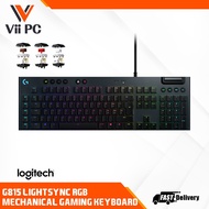 Logitech G815 Lightsync Wired (Clicky / Tactile / Linear) RGB Mechanical Gaming Keyboard