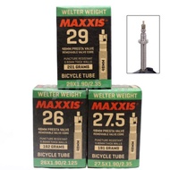 Maxxis Tube Mountain Bike Tube 29 x 1.75/2.4 FV48mm 27.5 x 1.90/2.35 26 x 1.5/2.5