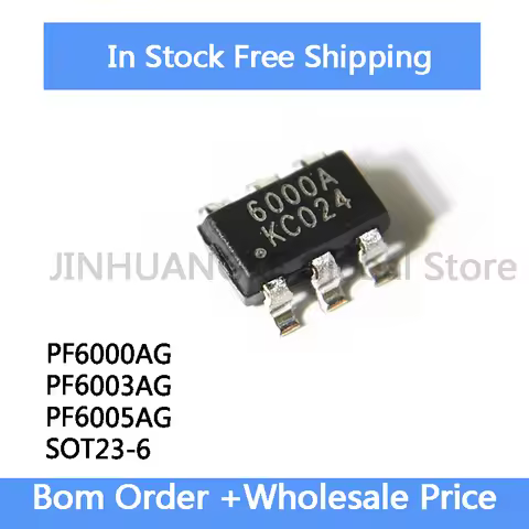 (5piece)100% New PF6000AG PF6003AG PF6005AG 6000A 6003A 6005A SOT23-6 SMD power chip IC