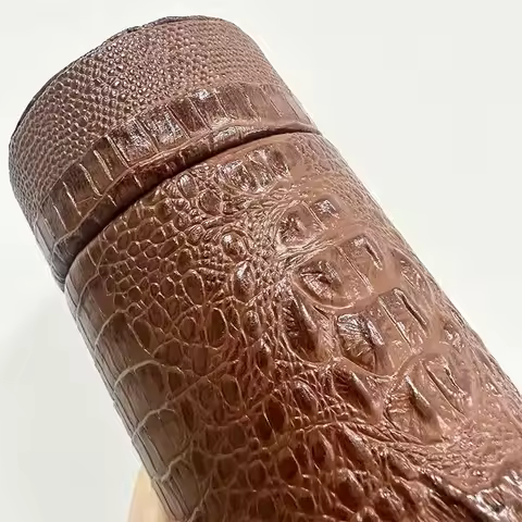 Leather Travel Humidor Cigar Box Cedar Wood Portable Cigar Case Humidifier Hygrometer Box Cigar Acce