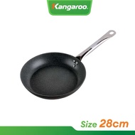 Kangaroo KG663XL kg663c 663xl 663c non-stick aluminum pan, stone pattern, bottom from 28cm, 30cm