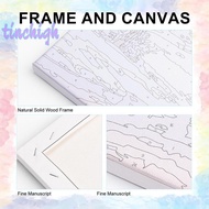 [TinchighS] Framed Paint By Numbers Kit For Adults Beginner & Kids Ages 8-12, Easy Flower Paint By N