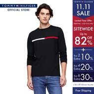 TOMMY HILFIGER  Flag Long Sleeve T-Shirt Mens