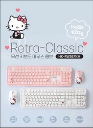 韓國直送 HELLO Kitty 無線 Keyboard + Mouse 鍵盤滑鼠組合