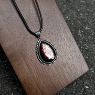 喜迎瑤 925銀 紫雲母 紫鋰雲母 項鍊 鋰雲母 項鍊 民族風 復古風