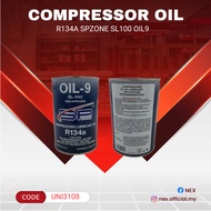 🔥SPZONE SL100 OIL9🔥SYNTHETIC COMPRESSOR LUBRICANT OIL R134A 1L ND9