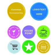 Plastic Coins Custom Personalized Points Coins Plastic Coins100 XD4T