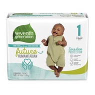 Seventh Generation Sensitive Protection Baby Diapers 防敏感嬰兒紙尿片 Size 1(31片)【732913448722】