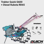 Mesin Traktor Quick G600 Penggerak Diesel Kubota RD65
