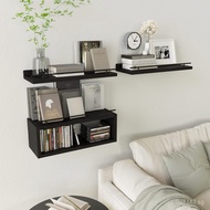 gold Modern Rail Decorative Shelf Wall Black Shelf Cube Wall Extra Metal Shelf ISYB