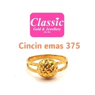 cincin emas 375/375gold ring/9k ring