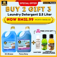 [BUY 2 FREE 3] Laundry Detergent Set 2.5L/ Sabun Baju Gel/ Pencuci Pakaian Wangi/ Detergent Laundry 