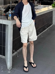 Quick Dry Ice Silk Mens Shorts Quart Short Outdoor Casual below Knee Five Parts Summer Fashionable L