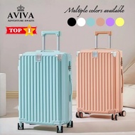 AVIVA Luggage 20/24/28inch Comfortable Cup Holder USB Charging Dual Function Waterproof Wheeled Bag